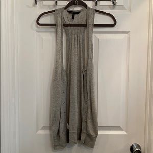 BCBGMAXAZRIA Sleeveless Button Top